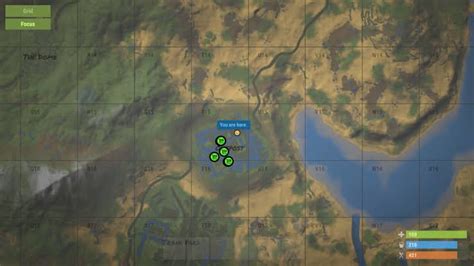 blue card locations rust